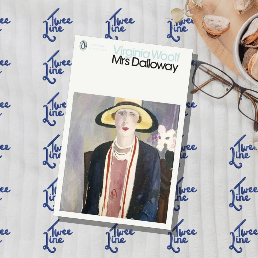 Mrs Dalloway (White Cover) by Virginia Woolf, front cover