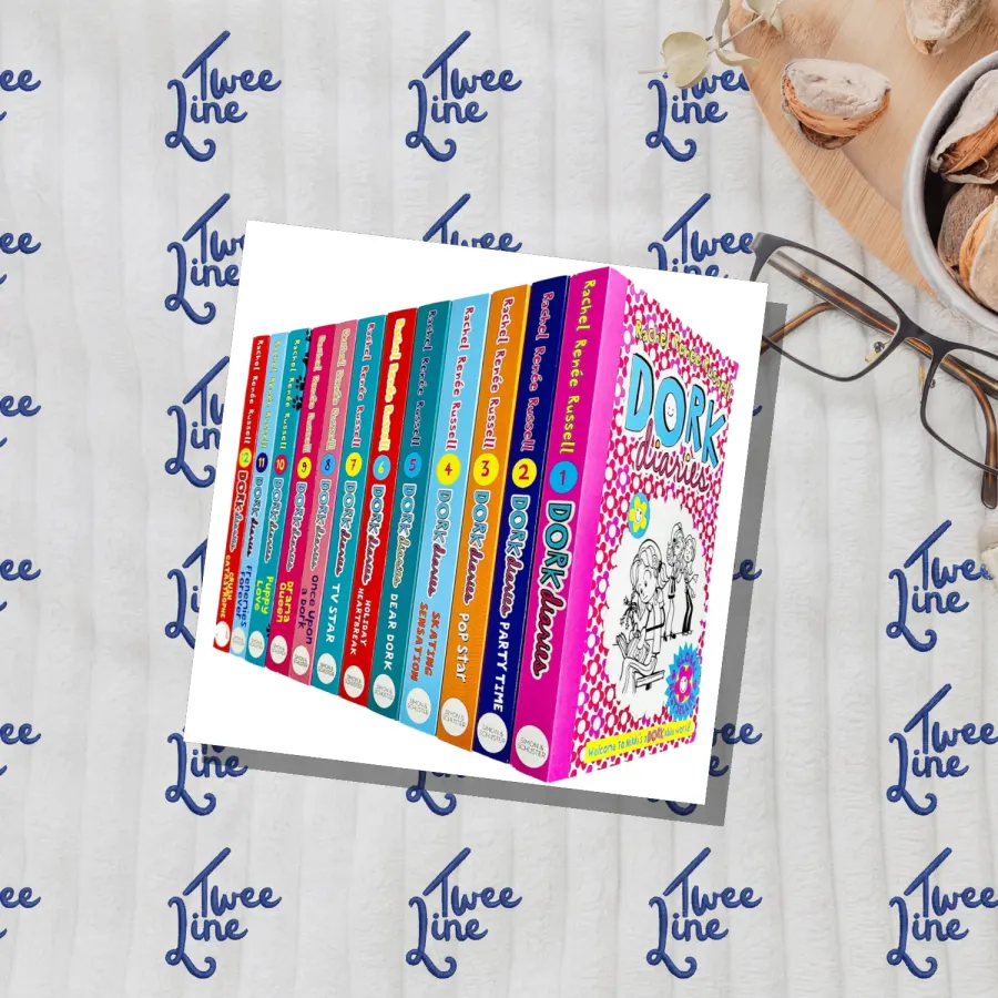 Dork Diaries Book Set (12 Books) by Rachel Renee Russell, front cover