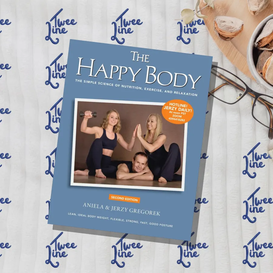 The Happy Body: The Simple Science of Nutrition, Exercise, and Relaxation by Aniela Gregorek, front cover