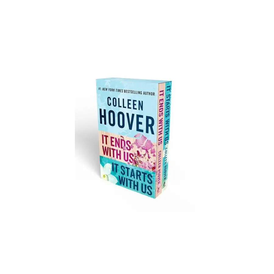 It Ends With Us and It Starts With Us boxed set by Colleen Hoover