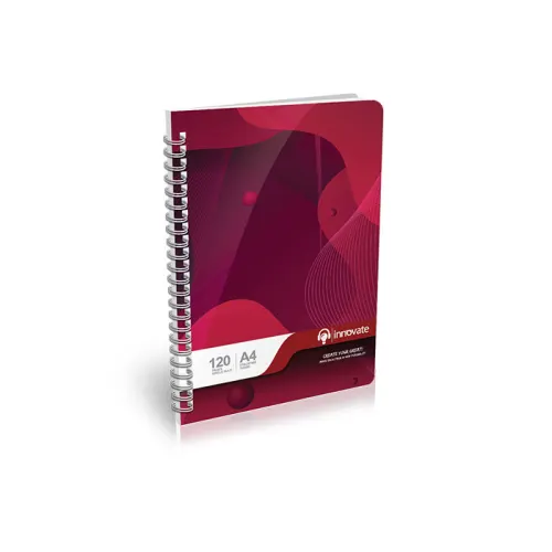 Innovate Book Spiral CR Single Ruled 120Pg-0030