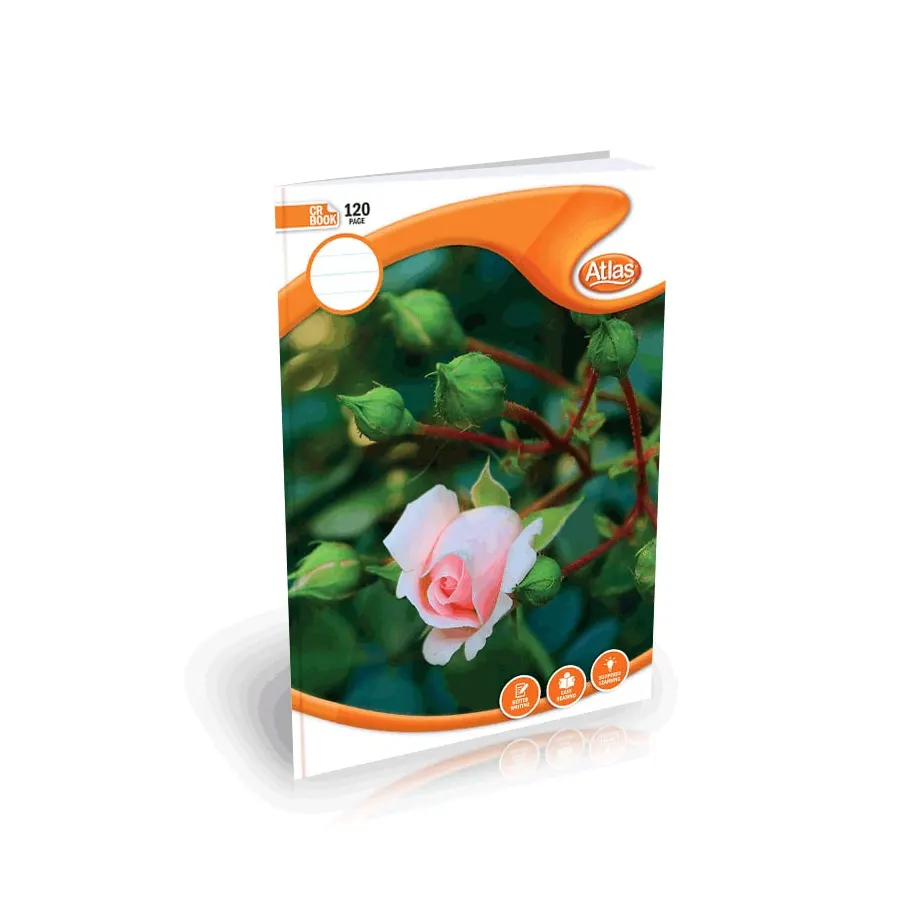 Atlas A4 Book CR 120Pgs (=) Single Ruled