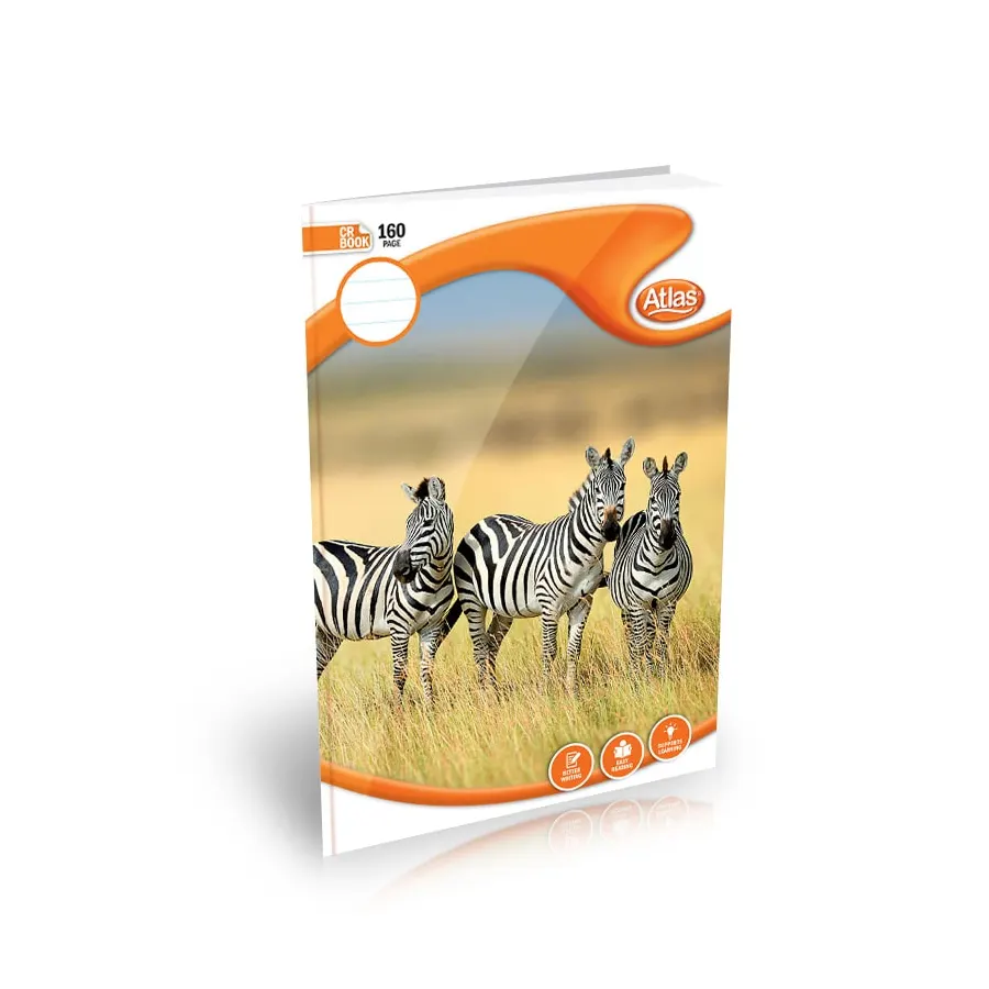 Atlas A4 Book CR 160Pgs (=) Single Ruled