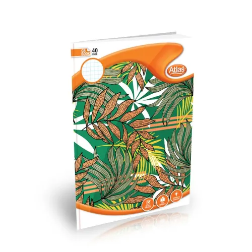 Atlas A4 CR Book Square Ruled 40Pgs