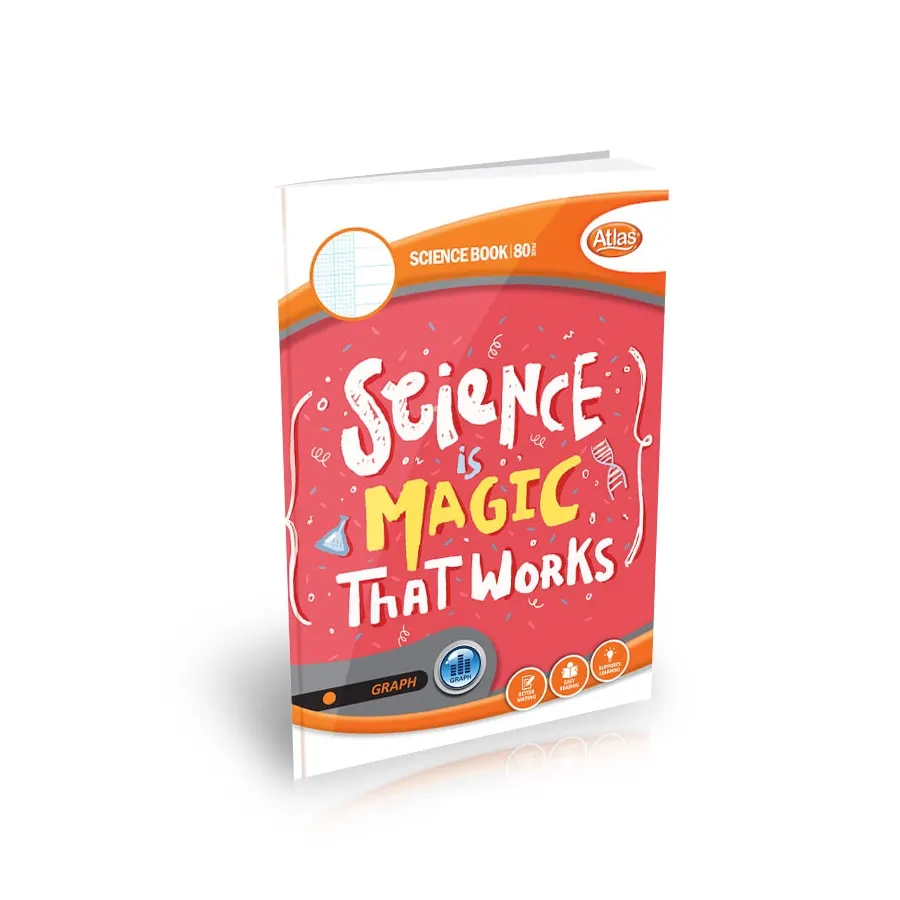 Atlas A4 Science Book Graph 80Pgs
