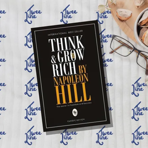 Think and Grow Rich book cover with title and author name