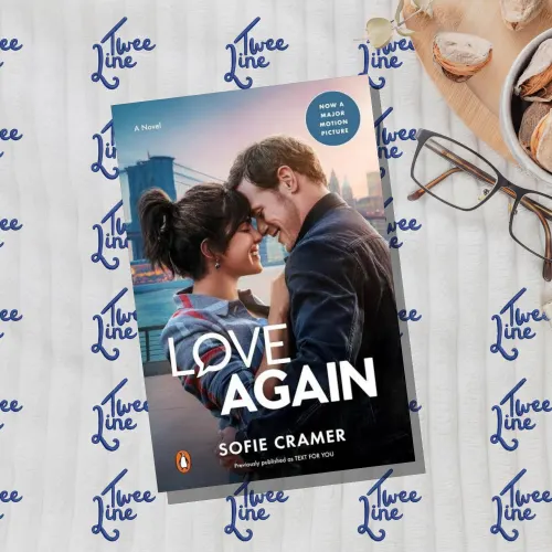 Cover of Love Again (Movie Tie-In) featuring a couple embracing against a sunset backdrop
