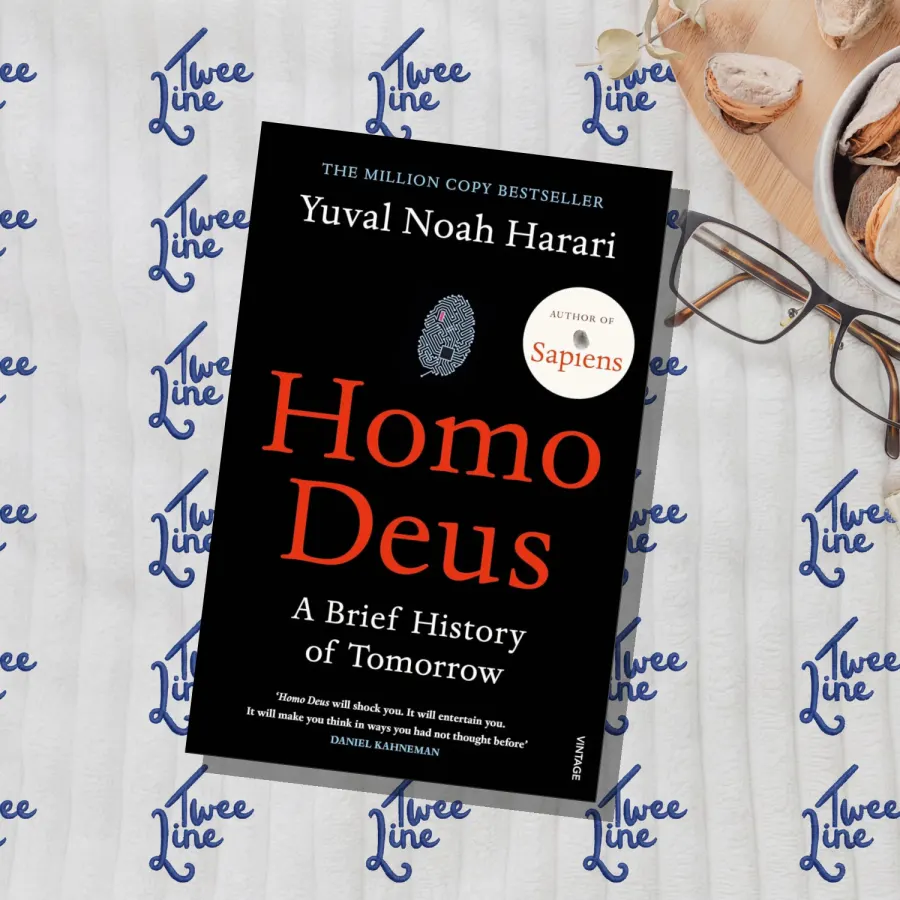 Homo Deus: A Brief History of Tomorrow by Yuval Noah Harari, front cover